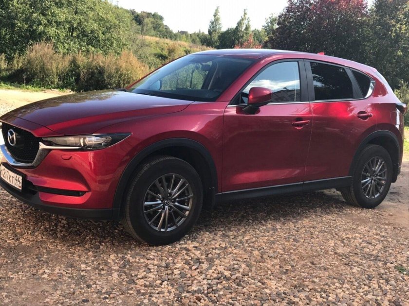 Mazda CX 5 красная