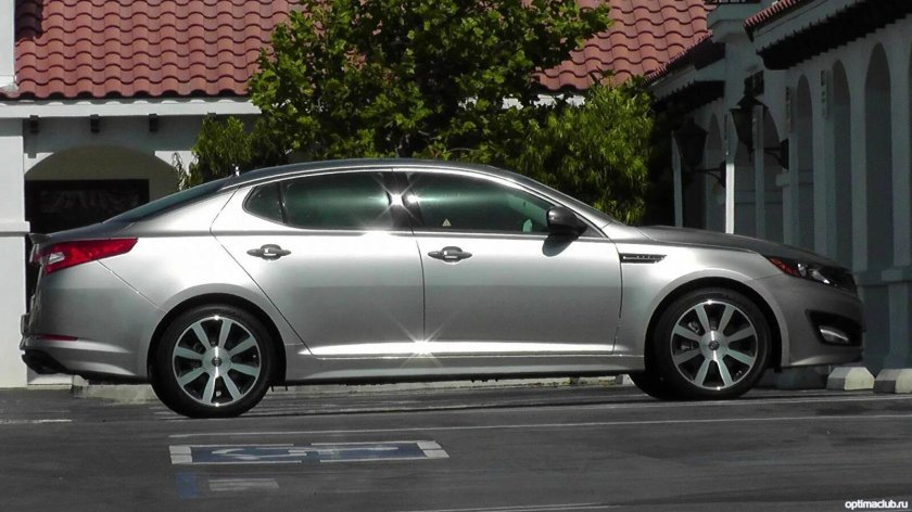 Киа Оптима серый металлик