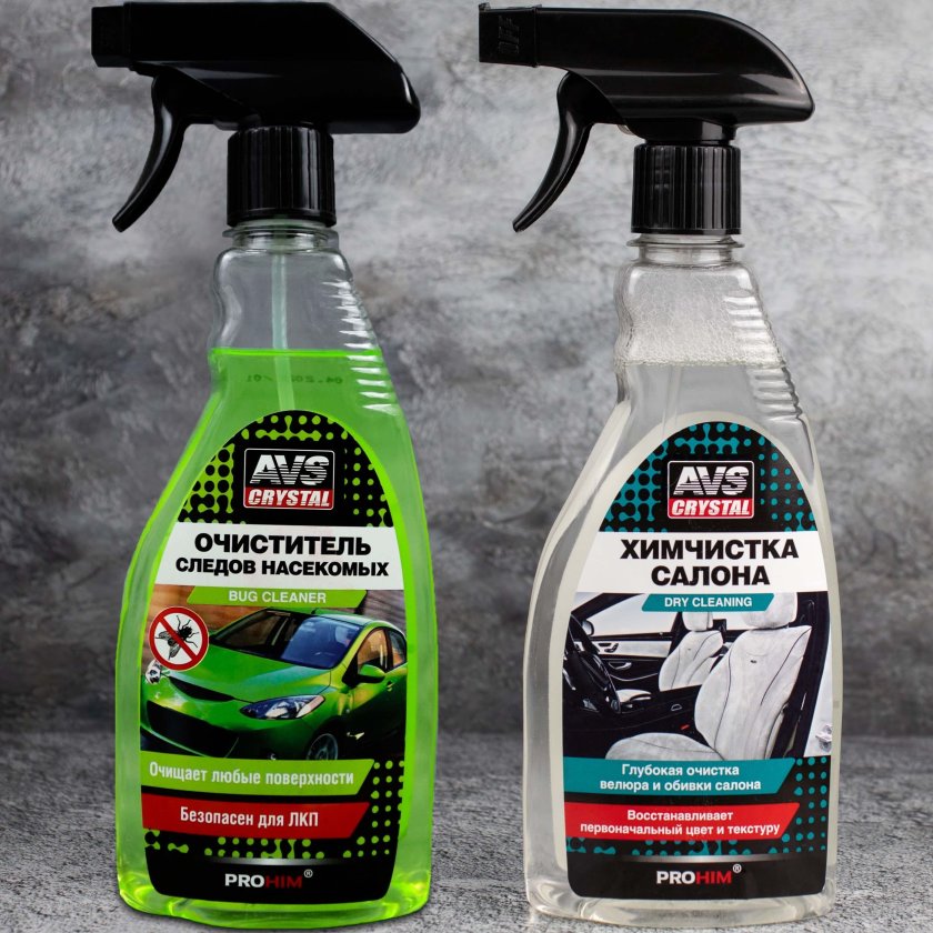 Очиститель следов насекомых (триггер 500 мл) AVS AVK-058