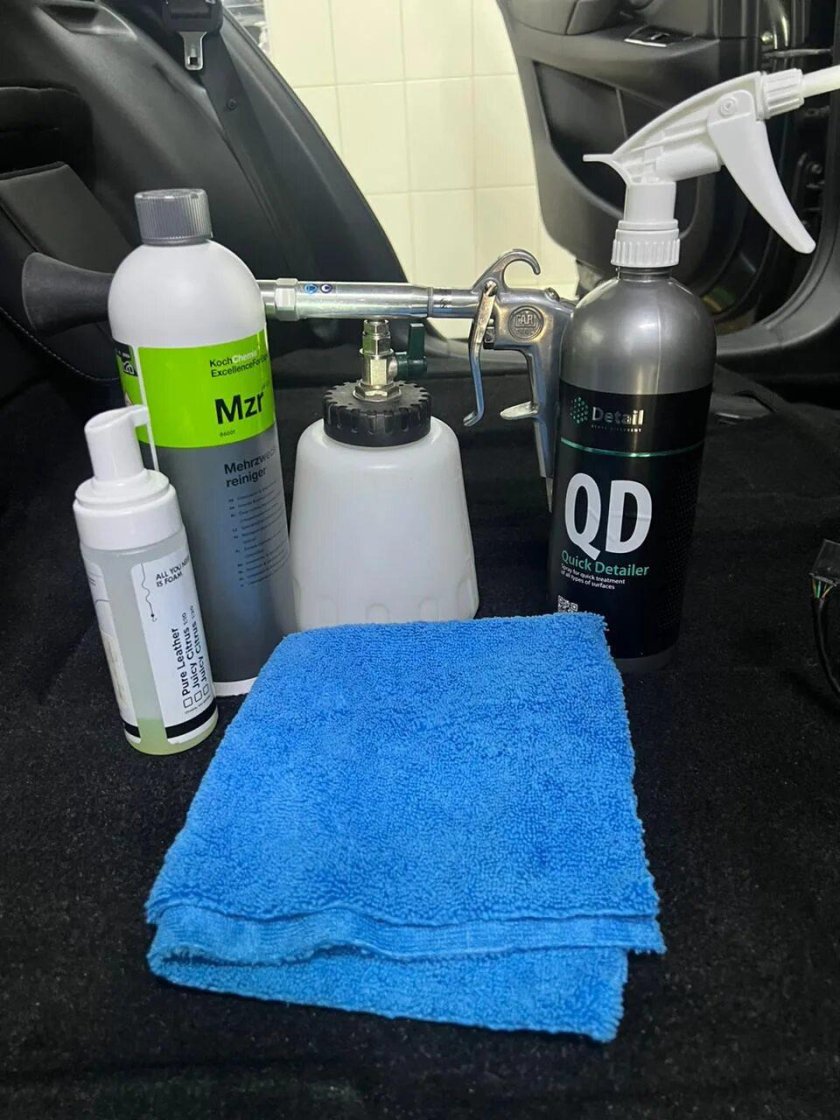 Химия для чистки салона автомобиля
