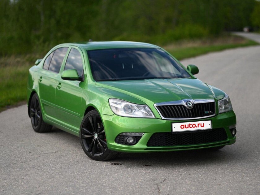 Шкода октавия а5 рс зеленая