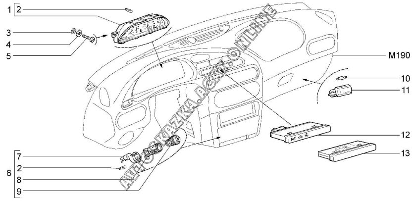 Панель ВАЗ 2123 Шевроле Нива