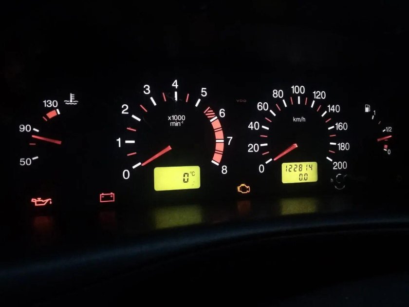 Шевроле Нива датчики на панели приборов