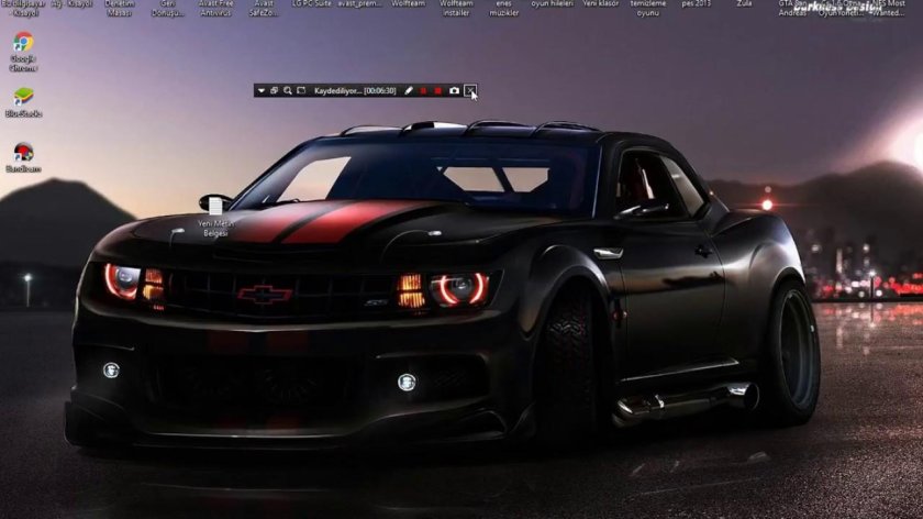 Шевроле Камаро черная