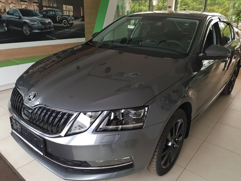 Skoda Octavia a7 серая