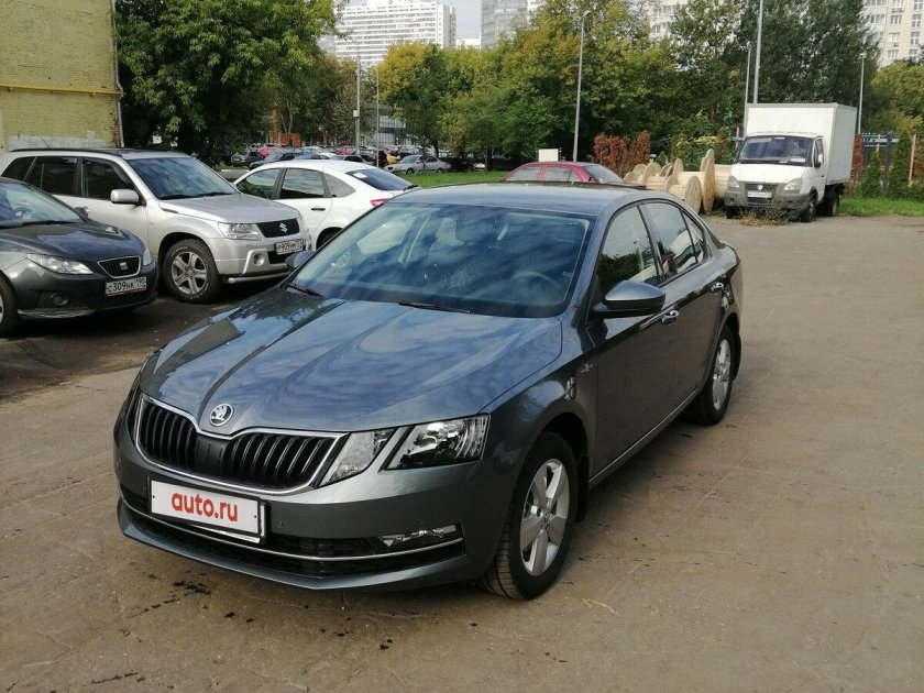 Skoda Octavia a7 серая