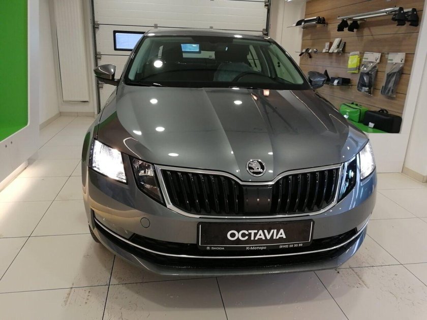 Skoda Octavia 2018 серая