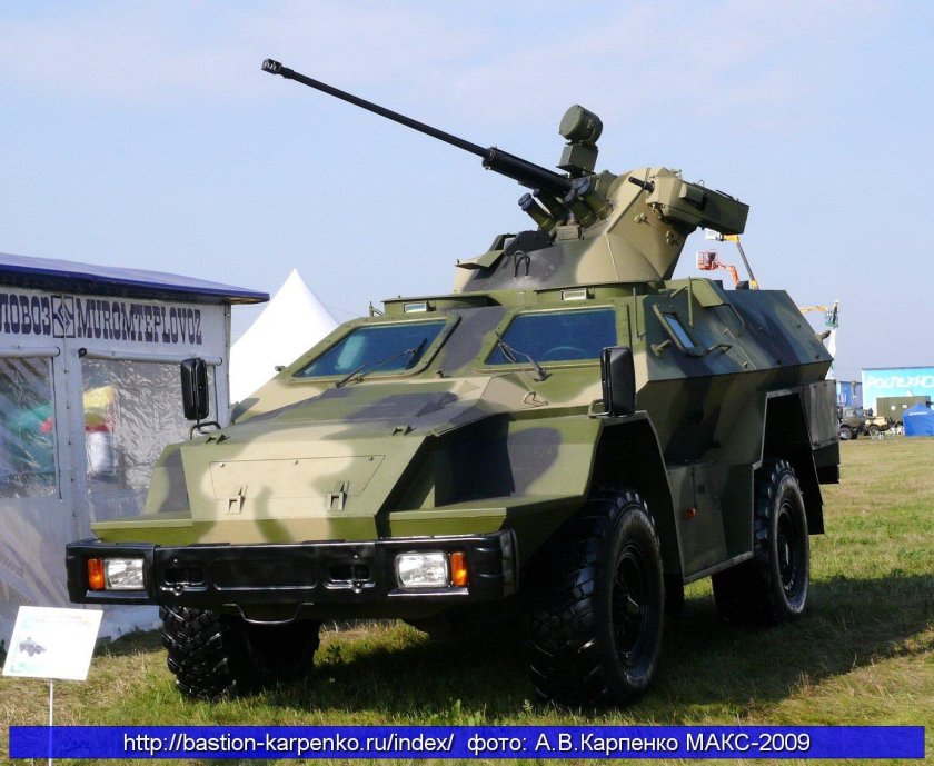 Бронеавтомобиль КАМАЗ-43269 выстрел
