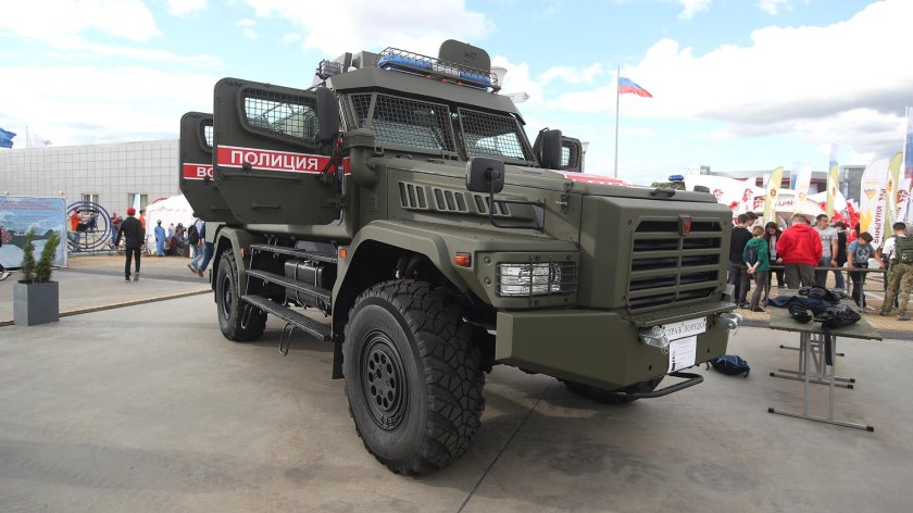 КАМАЗ патруль военной полиции