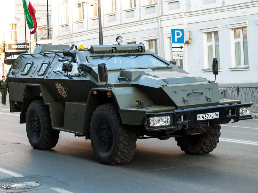 Бронеавтомобиль КАМАЗ-43269 выстрел