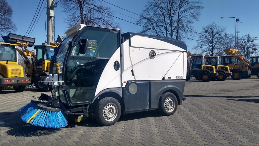 Johnston cn201 подметально уборочная машина