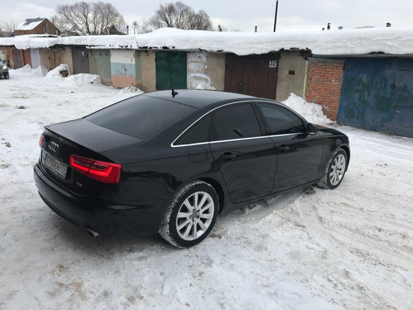 Ауди а6 черная тонированная