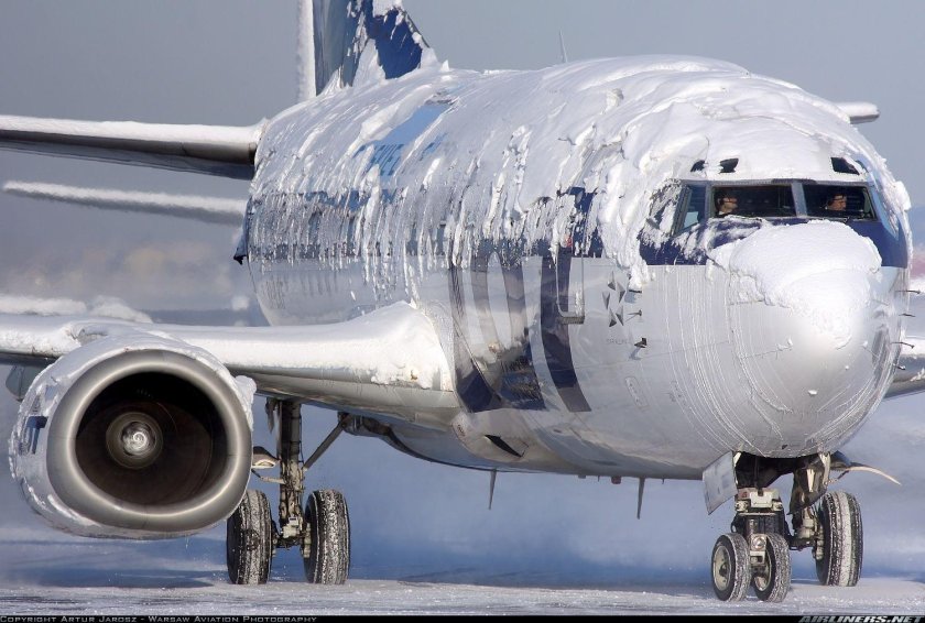 Обледенение самолета