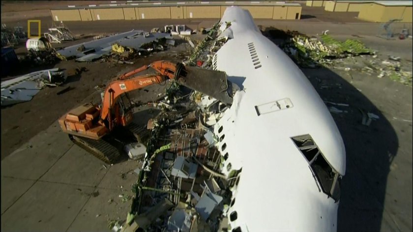 Утилизация Боинг 747