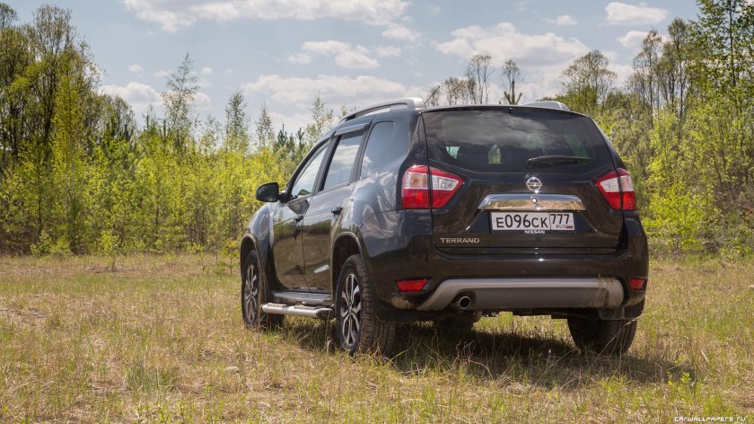 Nissan Terrano сзади