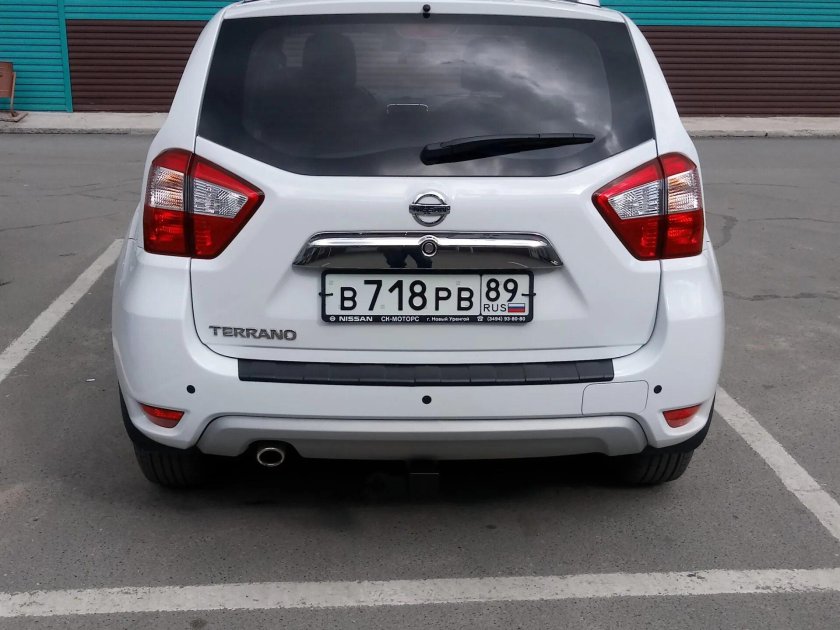 Nissan Terrano сзади