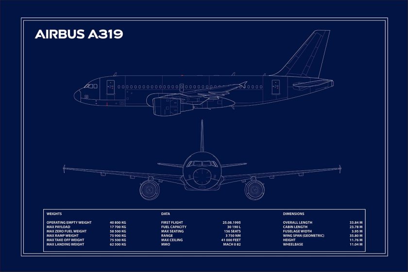 Схема самолета боинг 737