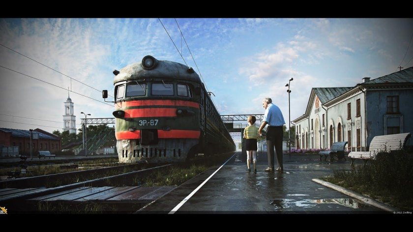 О поездах и железной дороге