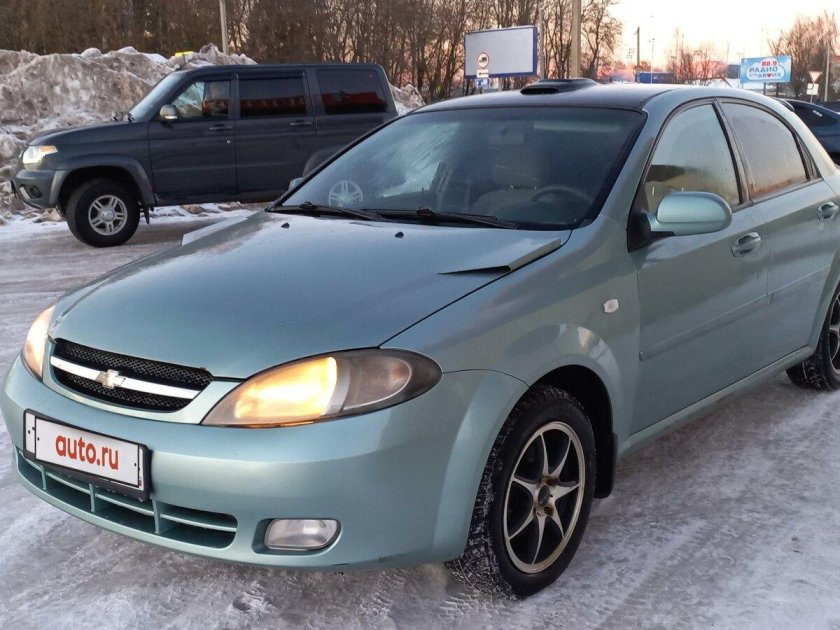 Лачетти серо зеленый