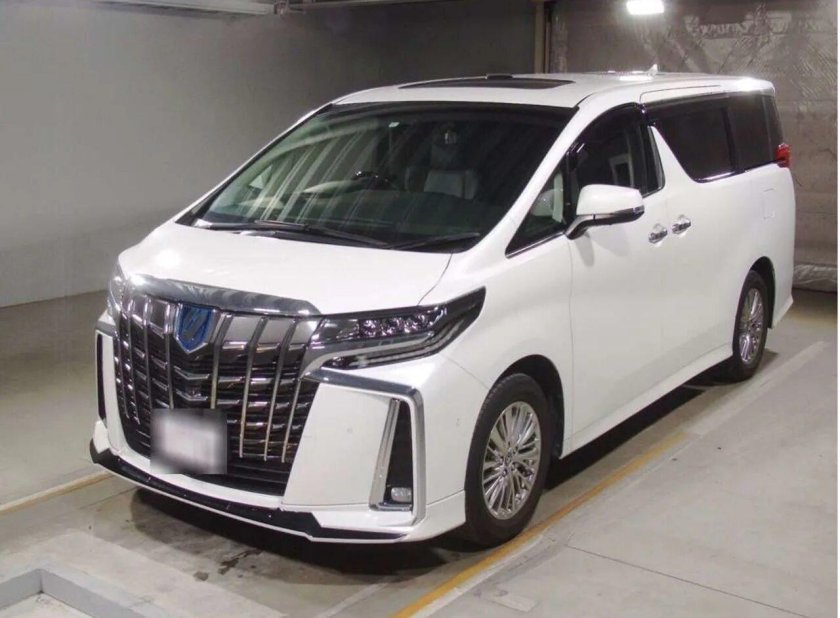 Toyota Вальфаер по снегу