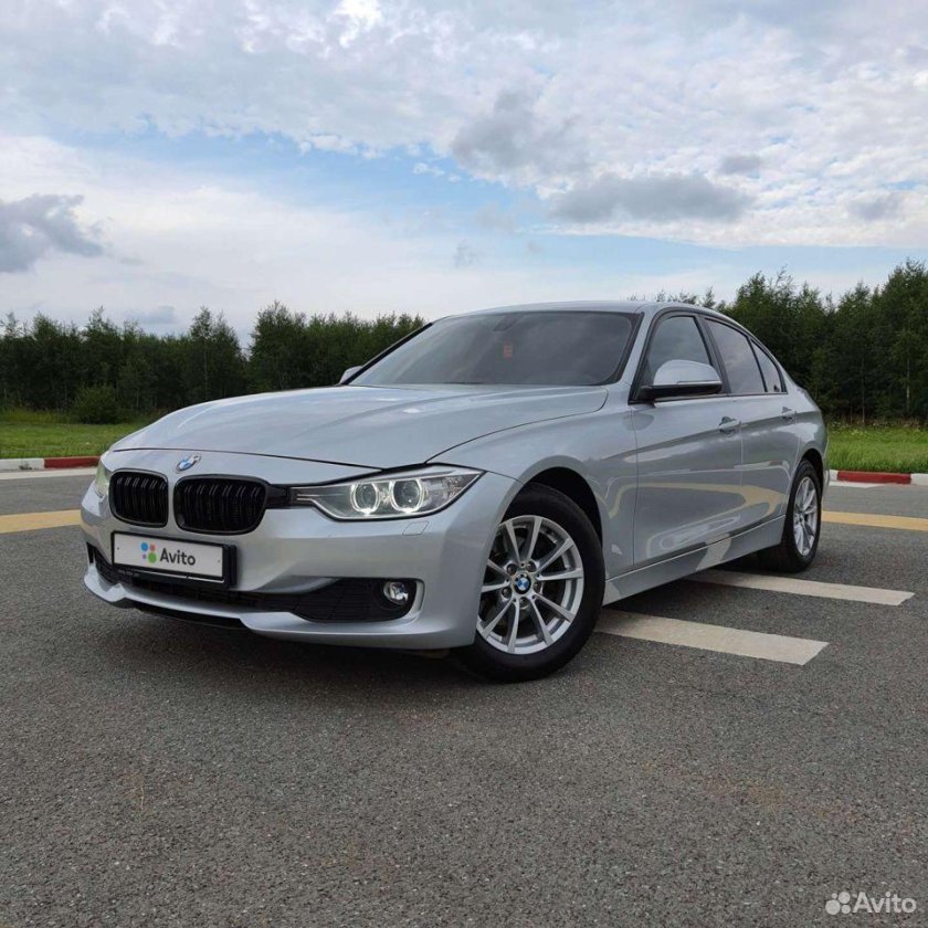 BMW f30 серебро