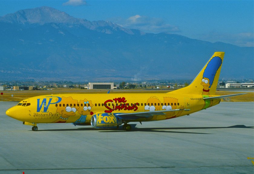 Western Pacific Boeing 737-300 Simpsons