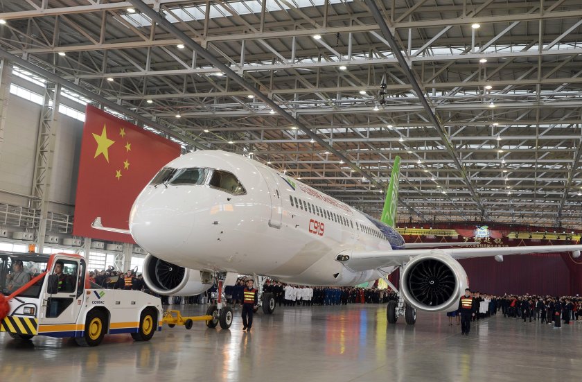 Comac c919 кабина