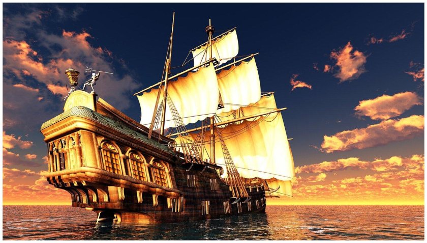 Парусный корабль