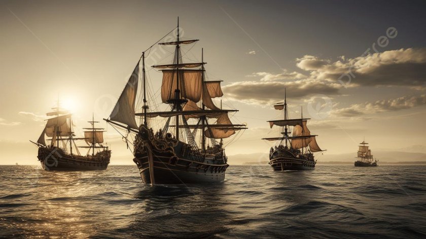 Парусные корабли