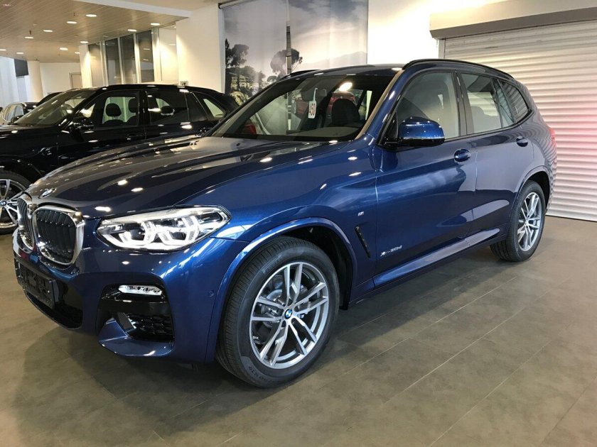 Bmw x3 g01 синий