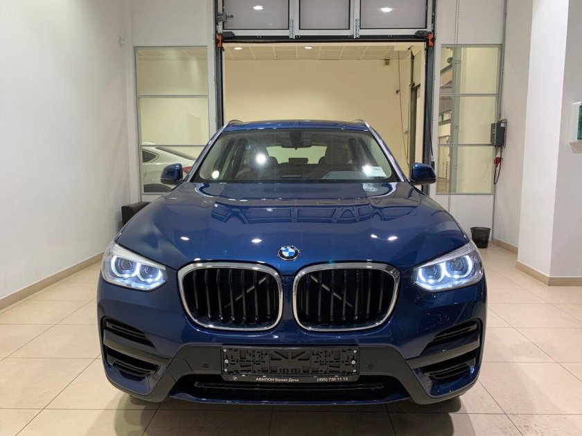 BMW x3 синий