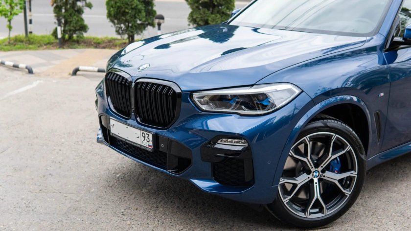 BMW x5 синий Фитоник