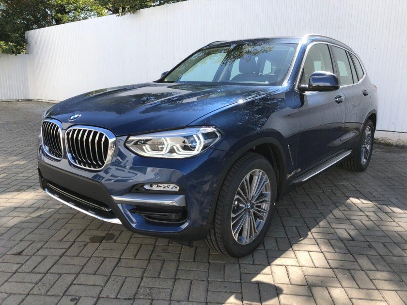 Бмв х 3 синяя