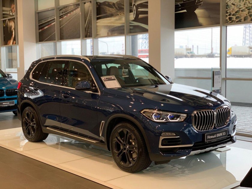 BMW x5 синий Фитоник