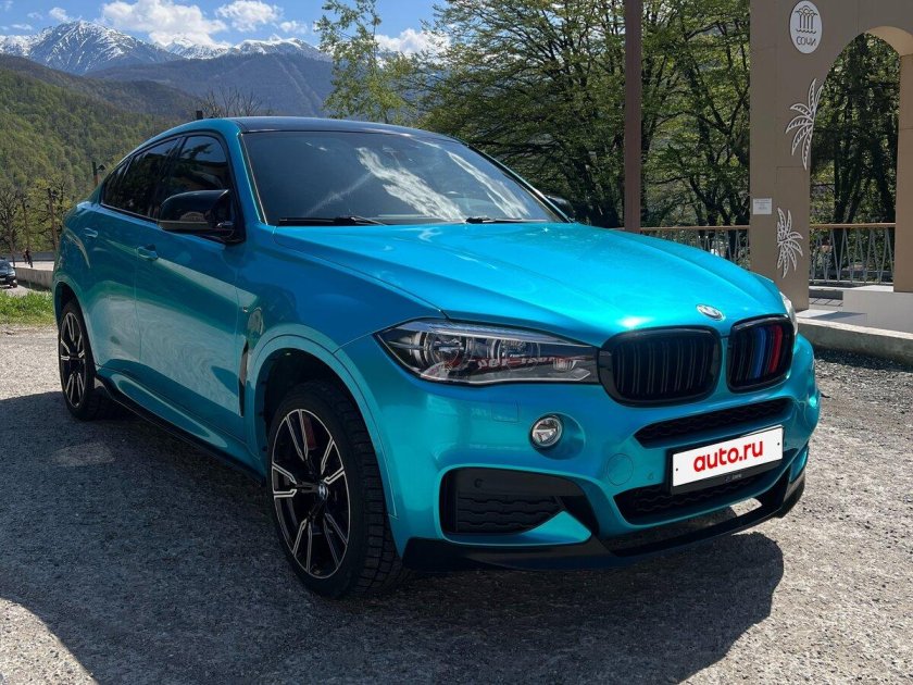 Бмв х6 бирюзовый металлик