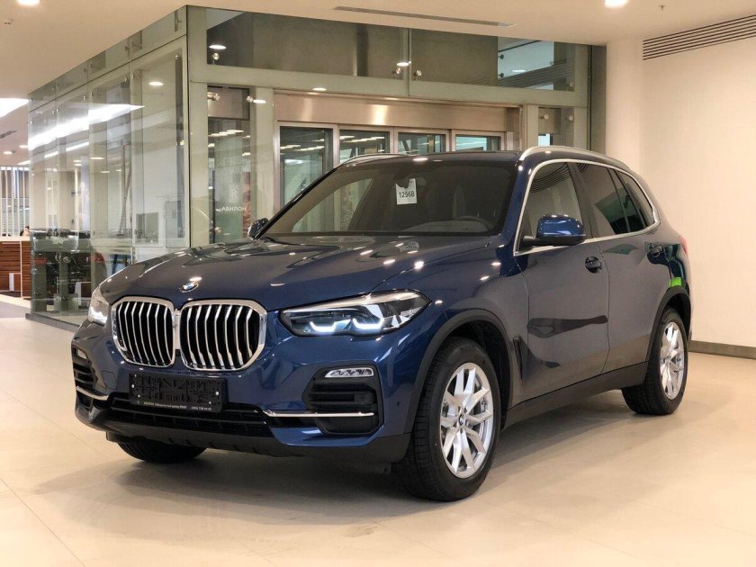 BMW x5 g05 синий