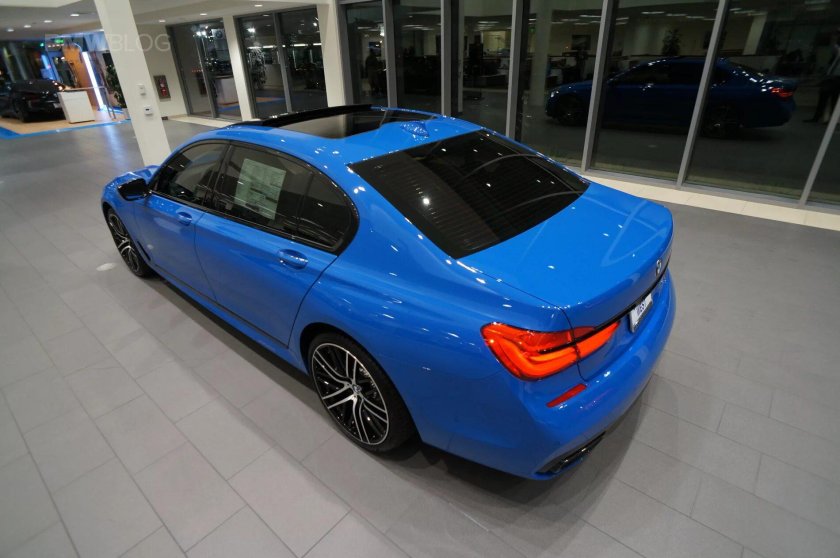 Santorini Blue BMW
