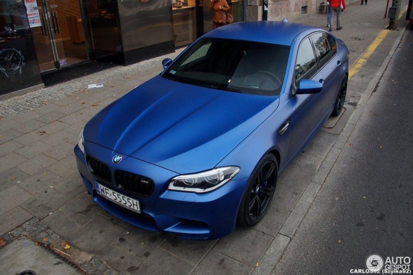 BMW m5 синяя