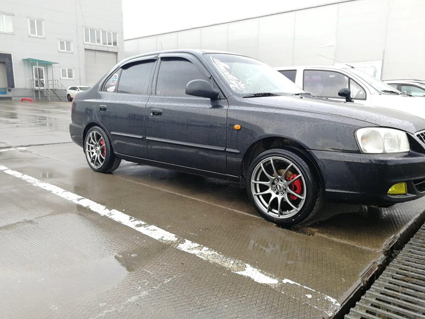 Широкая резина r14 для Хендай акцент