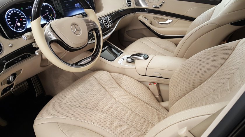 Бежевый салон