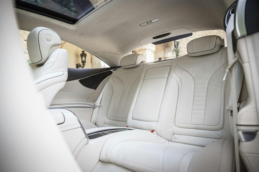 Мерседес s500 салон сзади