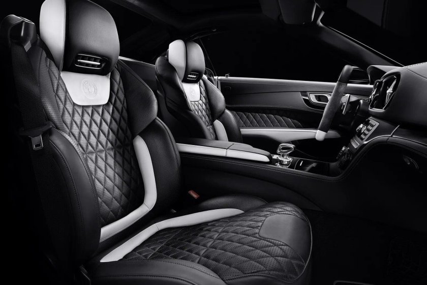 Черный салон Мерседес