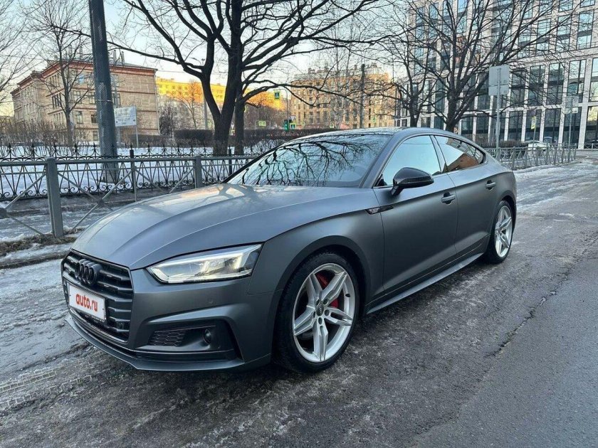 Ауди а5 купе серая