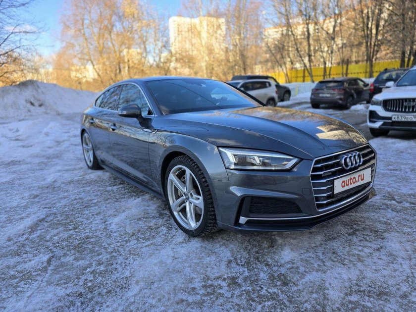 Серая ауди а5 лифтбэк 2018