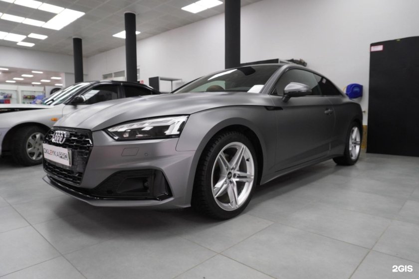 Ауди а5 серая матовая