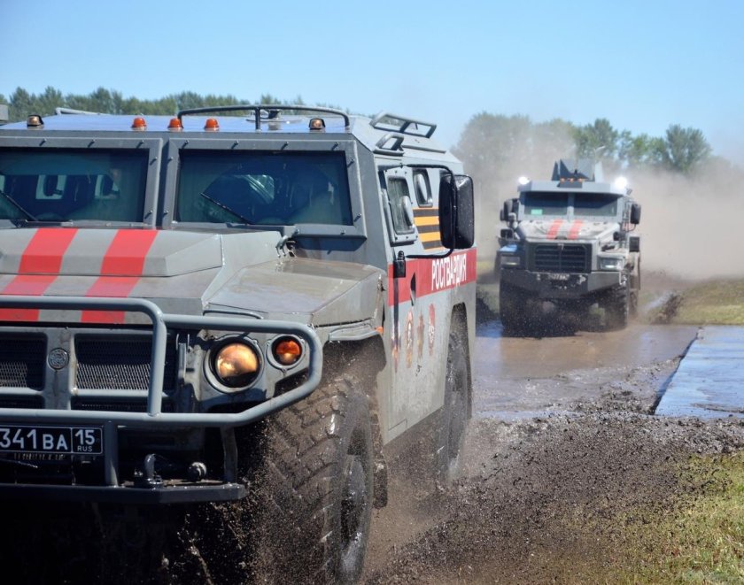 Тигр бронеавтомобиль Росгвардия