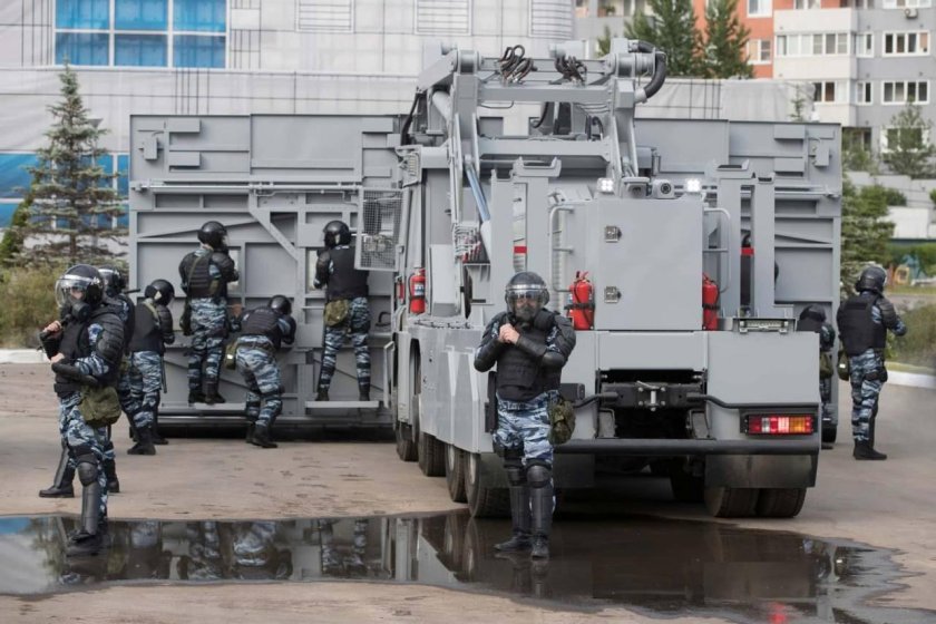 КАМАЗ стена для Росгвардии