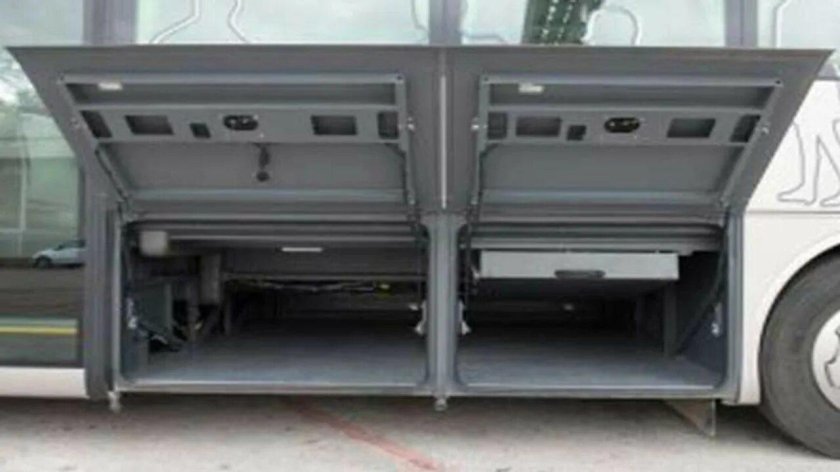 Багажное отделение автобуса