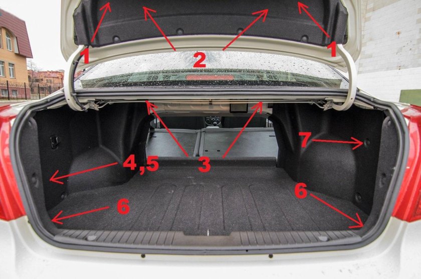 Daewoo Gentra багажник