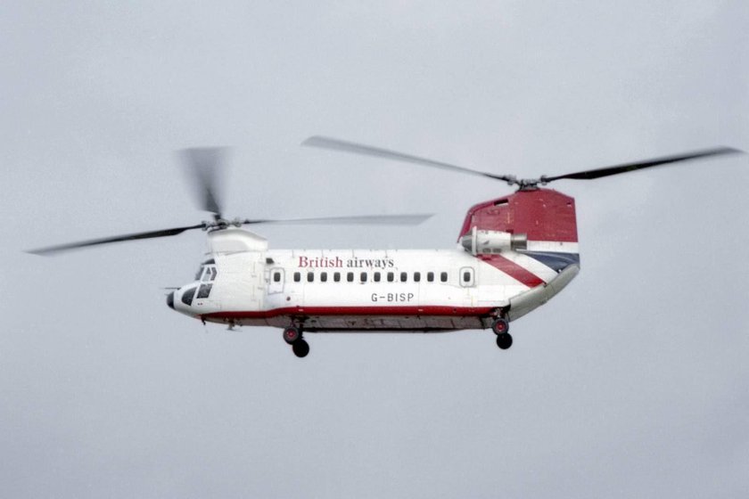 1986 British International Helicopters Chinook crash